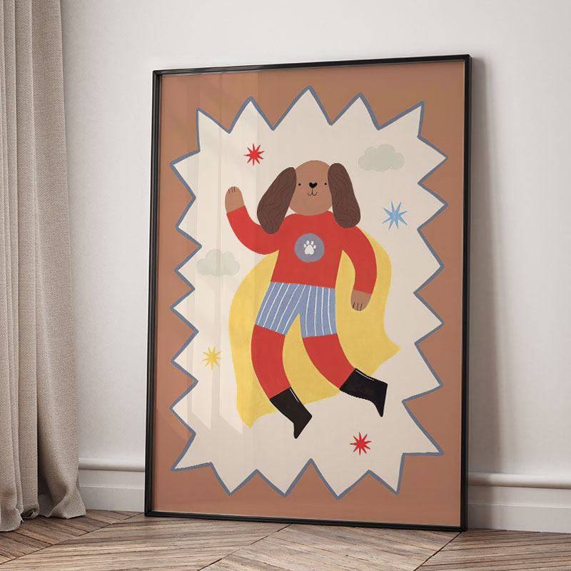 Grappige cartoon super coole k - Baby Nursery Images recensie en prijs