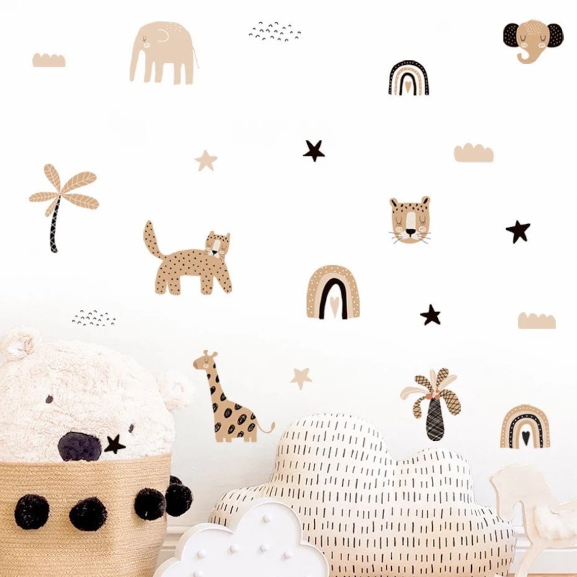 Boho Cartoon Regenbogen Ster S - Baby Nursery Labels recensie en prijs